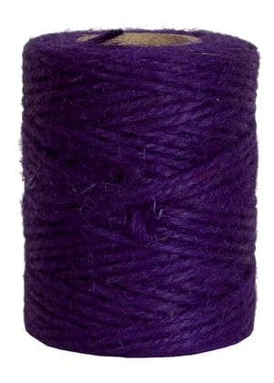 V15608 - Deep Purple Twine 50m Jute JT50.35 6/PK