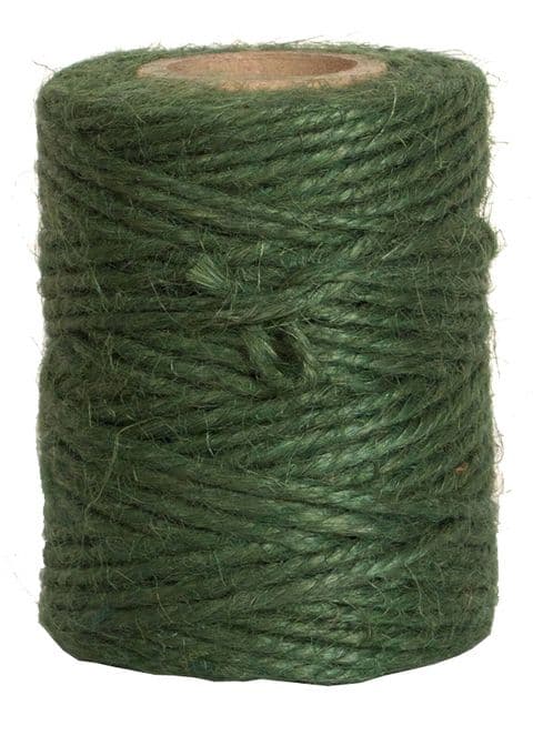 V15622 - Forest Green Twine 50m Jute JT50.65 6/PK