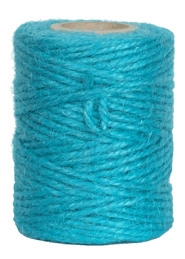 V15660 - Aqua Blue Twine 50m Jute JT50.43 6/PK