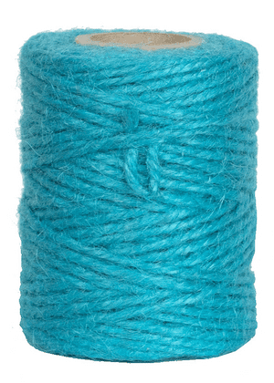 V15660 - Aqua Blue Twine 50m Jute JT50.43 6/PK