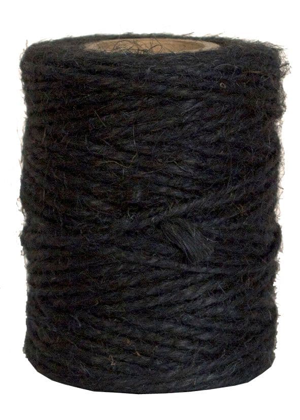 V15691 - Black Twine 50m Jute JT50.85 6/PK
