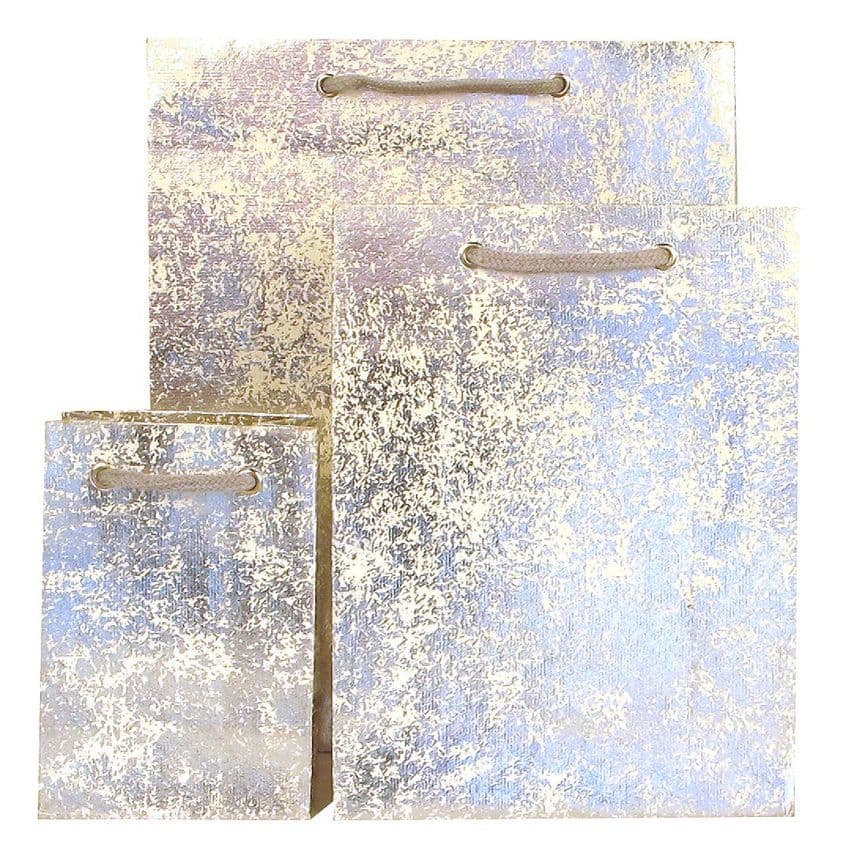 V17657; V17664; V17671 - Silver Crush Gift Bag - GBG171.01 10/PK