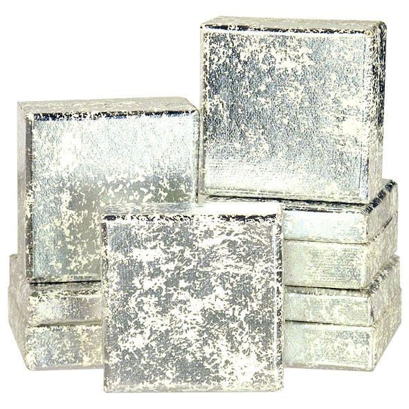 Silver Mini Box V19378 - Crush Mini Box Silver - GBXM171 01 12/PK