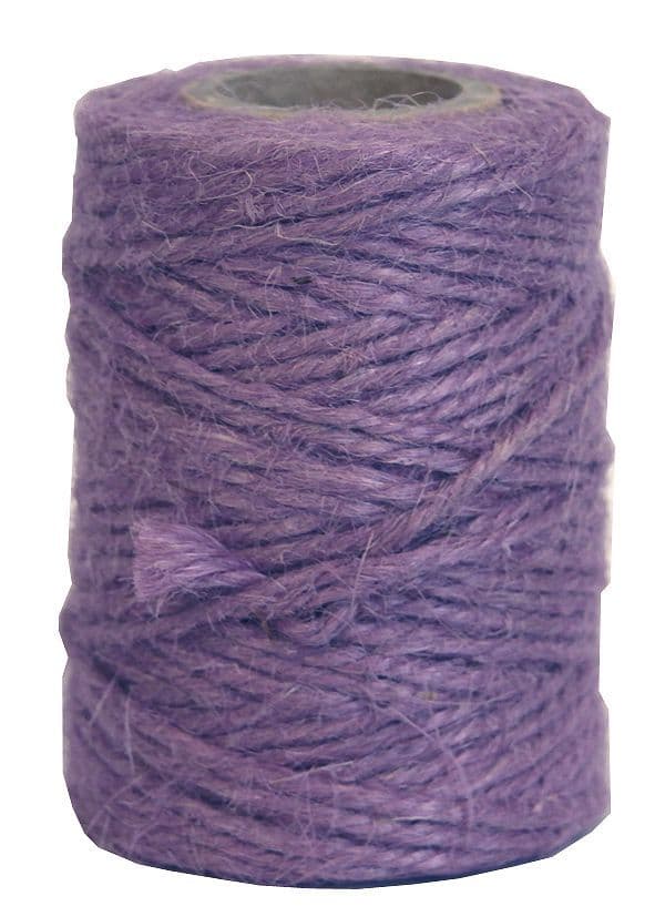 V23849 - Lovely Lilac Twine 50m Jute JT50.32 6/PK