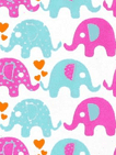 V28103; V28110; V28127 - Mini Ellies in Raspberry Gift Bag - GBG230.00/34 10/PK