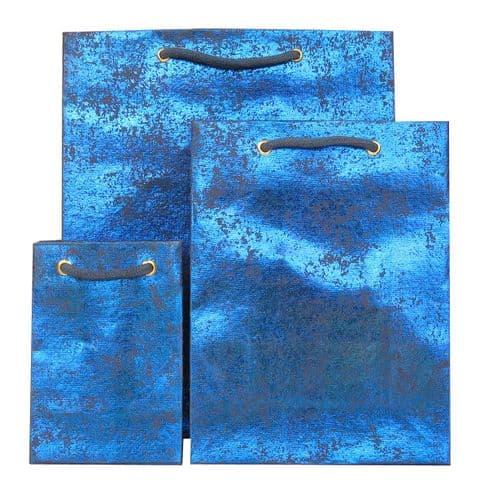 V28226: V28233; V28240 - Crush Blue Gift Bag - GBG171.48/48 10/PK