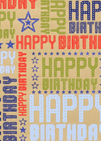 V28288; V28295; V28301 - Hollywood Birthday Red Gift Bag - GBG187.100/20 10/PK