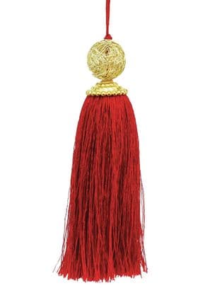 V30113 - Luxury Tassels Red - LUXTT.20 12/PK