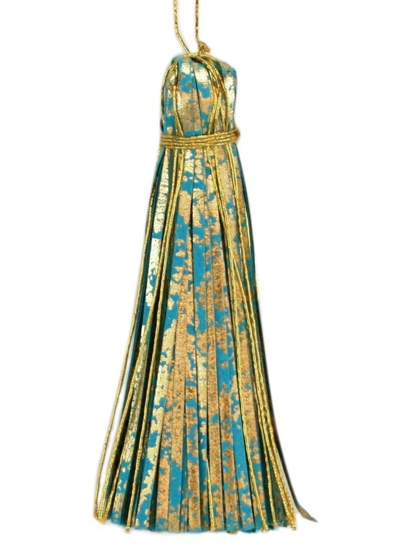 V30205 - Mint on Turquoise Topper Tassels - PTT.43/45 12/PK