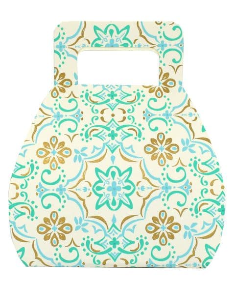V32865 - Folding Handbag Gift Box Mint - FPBH258.00/42 12/PK