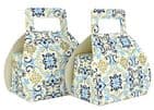 V32872 - Folding Handbag Gift Box Blue - FPBH258.00/48 12/PK
