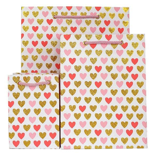 V33251; V33220; V33190 - Mini Heart Bag Pink - GBG163.00/10 10/PK