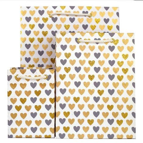 V33268; V33237; V33206 - Mini Heart Bag Grey - GBG163.00/80 10/PK