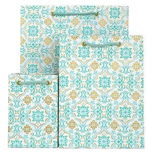 V33589; V33558; V33527 - Boho Tile Bag Mint - GBG258.00/42 10/PK