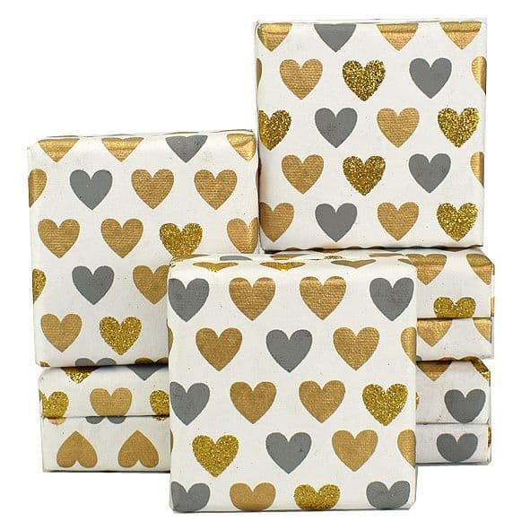 V34029 - Mini Hearts Grey Mini Boxes - GBXM163.00/80 12/PK