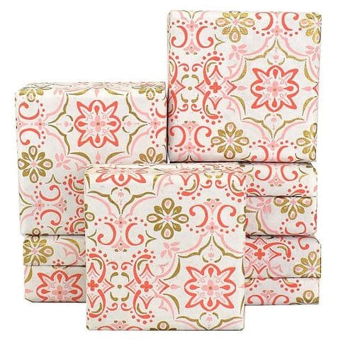 V34043 - Boho Tile Pink Mini Boxes - GBXM258.00/10 12/PK