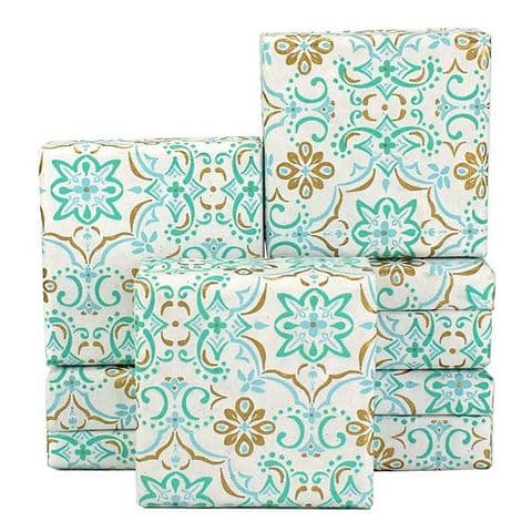 V34050 - Boho Tile Mint Mini Boxes - GBXM258.00/42 12/PK