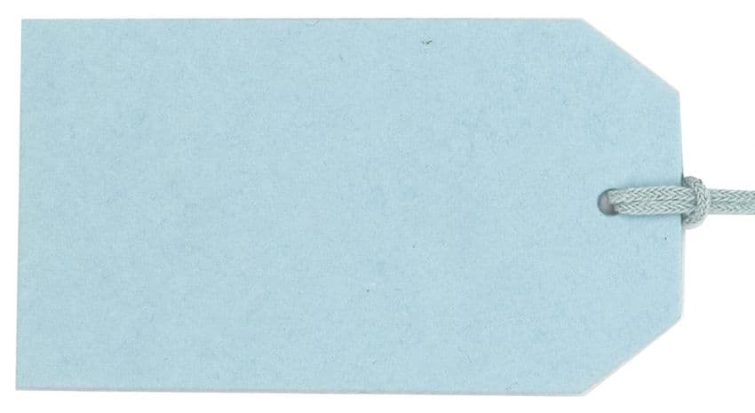 V34234 - Plain Gift Tag Baby Blue - GTP40 30/PK