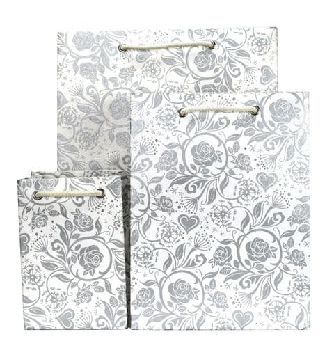 V35040; V35057; V35064 - Rose Silver Bag - GBG265.00/01 10/PK