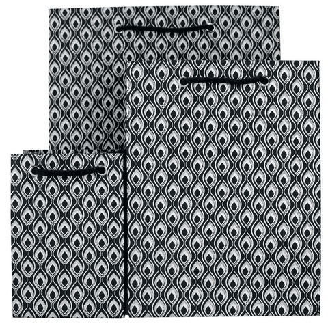 V36801; V36818; V36825 - Mini Feathers Black Bag - GBG301.85 10/PK