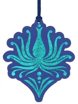 V36931 - Blue Lotus Tags Set of 4 - GT275.48/45 12/PK