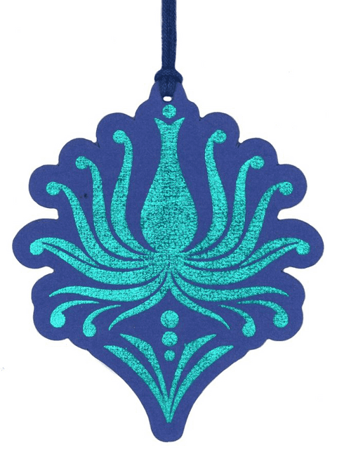 V36931 - Blue Lotus Tags Set of 4 - GT275.48/45 12/PK