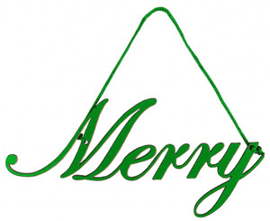 V37174 - Laser Cut Foil Merry Green - FMERRY.64 6/PK
