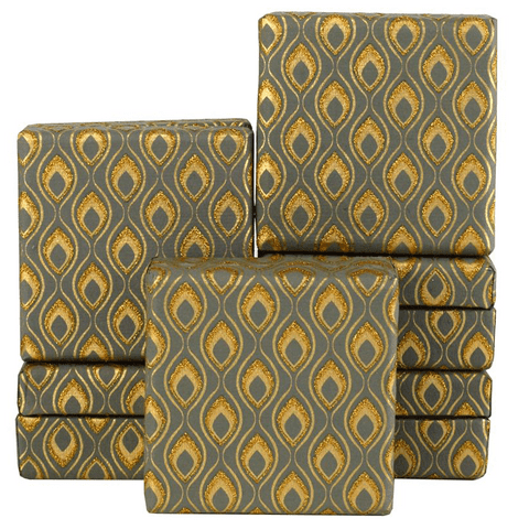 V37457 - Mini Feathers Mini Boxes Gunmetal - GBXM301.82 12/PK