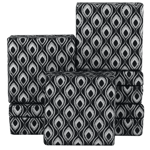 V37464 - Mini Feathers Mini Boxes Black - GBXM301.85 12/PK