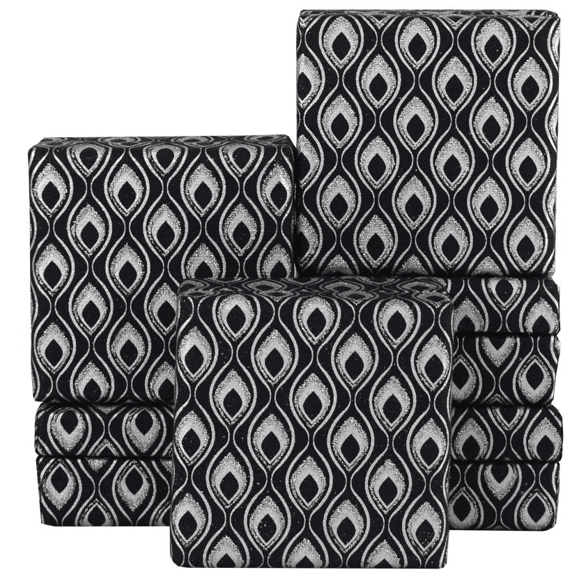 V37464 - Mini Feathers Mini Boxes Black - GBXM301.85 12/PK