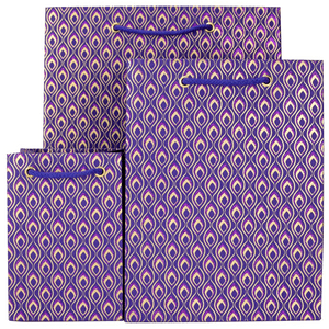 V37891; V37884; V37877 - Mini Feathers Purple Bag - GBG301.35/35 10/PK