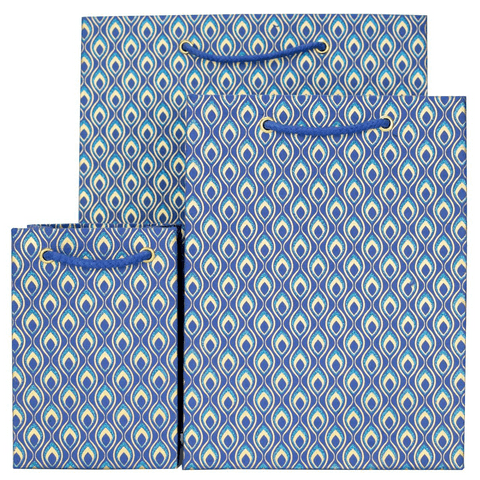 V38010; V38003; V37990 - Mini Feathers Blue  Bag - GBG301.48/45 10/PK