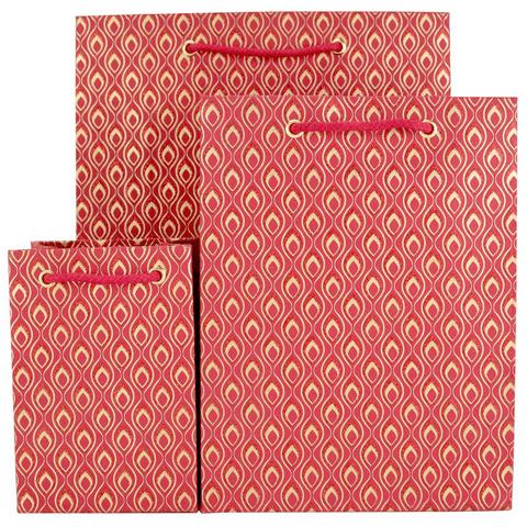 V38461; V38454; V38447 - Mini Feathers Berry Bag - GBG301.24 10/PK