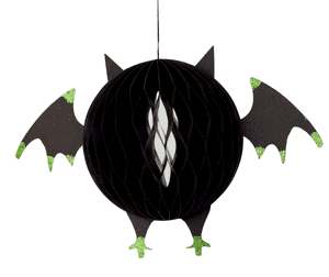 V39901 - Bat 3-D Hanging Dec Large and Small - HCBAT 6/PK