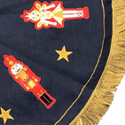 V40358 - Nutcracker Tree Skirt - CSKIRTNUT 4/PK