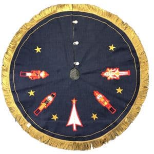 V40358 - Nutcracker Tree Skirt - CSKIRTNUT 4/PK