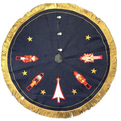V40358 - Nutcracker Tree Skirt - CSKIRTNUT 4/PK