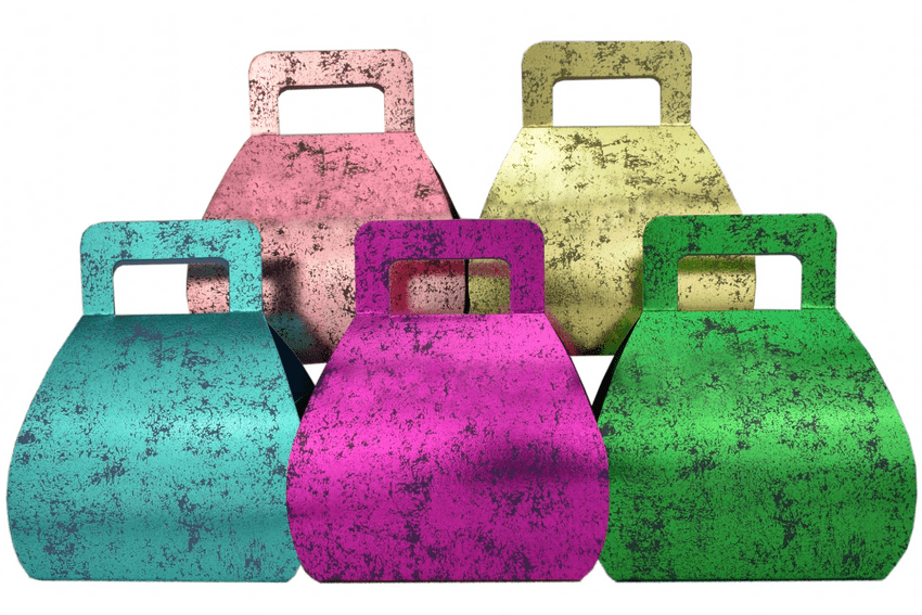 V40549 - Folding Handbag Gift Box Crush - FPBH171AW 20/PK