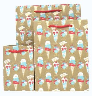 V41867; V41850; V41843 - Ice Cream Sundae Mint Bag - GBG309.100 10/PK