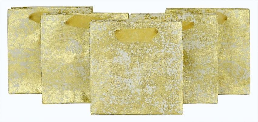 V42154 - Gold Crush Mini Bags s/5 6/PK