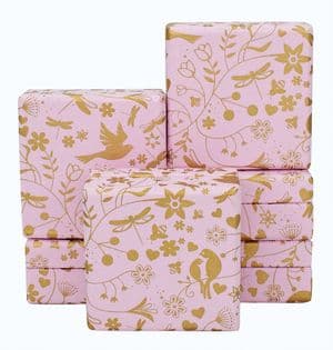 V42185 - Love Birds Floral 12/PK