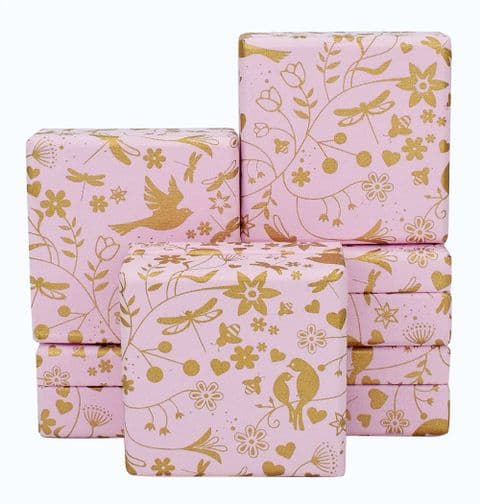 V42185 - Love Birds Floral 12/PK