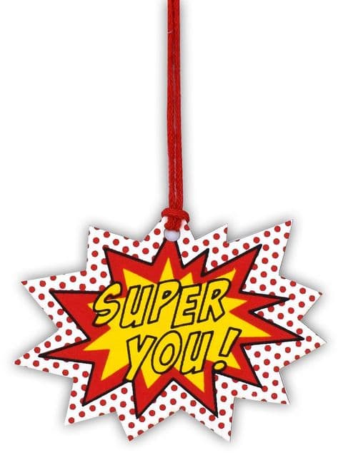 V42192 - Super Hero Tags s/4 12/PK