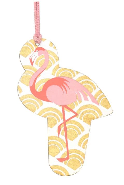 V42208 - Flamingo Teaberry Tags s/4 12/PK