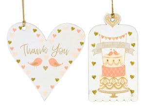 V42253 - Wedding Cakes Tags s/4 12/PK