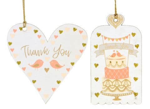 V42253 - Wedding Cakes Tags s/4 12/PK