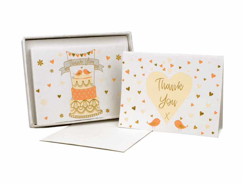 V42444 - Wedding Cakes Note Cards s/8 6/PK