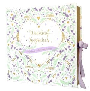 V42840 - Keepsake Box Floral Wedding 3/PK