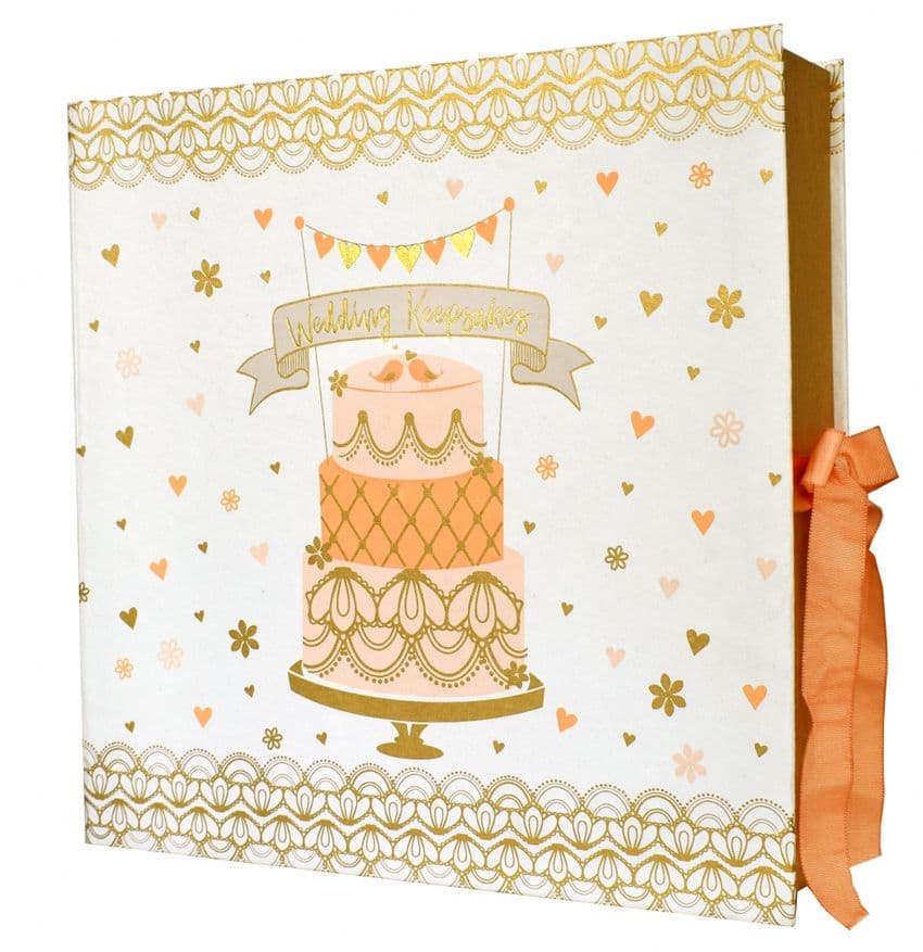 V42864 - Keepsake Box Wedding Cakes 3/PK