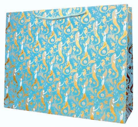 V42994 - Mermaid Turq XL Bag 5/PK